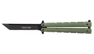 Nóż składany motylek K25 36249 Balisong Green (01RU36249) T 01RU36249 - Noże - miniaturka - grafika 1