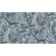 Tapety - Tapeta flizelinowa Expansio zielone liście wielokolorowy - miniaturka - grafika 1