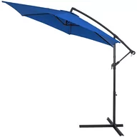 Parasole ogrodowe - Parasol ogrodowy niebieski alu Ø330cm + pokrowiec UV50+ - miniaturka - grafika 1