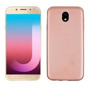 Etui i futerały do telefonów - Etui Carbon Fiber Samsung J7 J730 2017 rózowo-złoty /rosegold - miniaturka - grafika 1