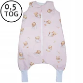 Śpiworki dla dzieci - LETNI Śpiworek z nogawkami 56-68 XS 0,5 TOG BAWEŁNA 100% PRODUKT POLSKI - miniaturka - grafika 1