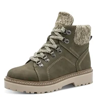 Śniegowce damskie - Tamaris Damskie buty WL Lace Boot 1-26264-43 śniegowce, oliwkowe, rozmiar 38 EU, oliwkowy, 38 EU - miniaturka - grafika 1