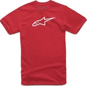 Koszulki męskie - Alpinestars T-shirt ALPINESTARS AGELESS CLASSIC TEE, Red/White Rozmiar: XL - miniaturka - grafika 1