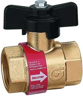 Zawory i kraniki - Caleffi Zawór kulowy z wbudowanym zaworem zwrotnym do instalacji grzewczych 327500 - miniaturka - grafika 1