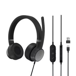 Lenovo Go Wired ANC (czarny) 4XD1C99223 - Słuchawki - miniaturka - grafika 4