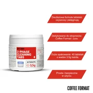 Akcesoria i części do ekspresów do kawy - Tabletki do czyszczenia ekspresu 2-phase Cleaning TABS+ 40x3,5g Coffee Format - miniaturka - grafika 1