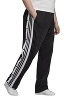 Spodnie damskie - Spodnie damskie Adidas Adibreak dresowe szerokie czarne Plus Size-XXL - miniaturka - grafika 1