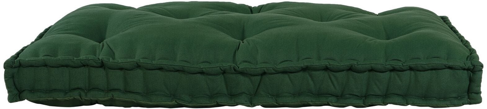 vidaXL Poduszka na sofę z palet Ciemnozielona 4019091