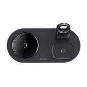 Ładowarki do telefonów - Ładowarka bezprzewodowa Mcdodo CH-7063 3w1 15W (telefon/TWS/Apple watch) czarna - miniaturka - grafika 1
