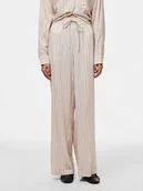 Spodnie damskie - Pieces Spodnie "Pia" w kolorze beżowym - miniaturka - grafika 1