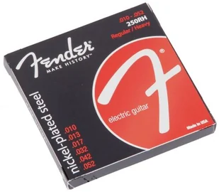 Fender struny do gitary elektrycznej Nickel Plated Steel .10- .52 250RH - Struny gitarowe  - miniaturka - grafika 1