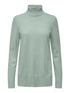 Swetry damskie - ONLY Golf w kolorze miętowym - miniaturka - grafika 1