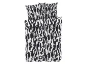 Pościel - LIVARNO home Pościel z bawełny renforcé, 160 x 200 cm (Wzór geometryczny) - miniaturka - grafika 1