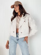 Kurtki damskie - Kurtka damska jeansowa LUISE jasnobeżowa Dstreet TY4124-L/XL - miniaturka - grafika 1