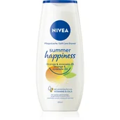 Kosmetyki do kąpieli - NIVEA kremowy żel pod prysznic Summer Happiness 250ml - miniaturka - grafika 1