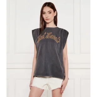 Just Cavalli T-shirt Loose fit - Koszulki i topy damskie - miniaturka - grafika 1