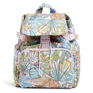 Torebki damskie - Vera Bradley Damski plecak z recyklingu bawełna użytkowy plecak torba na książki, Zadaszenie z lasu deszczowego - Rozmiar Uniwersalny - miniaturka - grafika 1