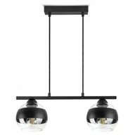 Lampy sufitowe - Lampa Wisząca Sufitowa Żyrandol Czarna Szklane Kule Black Belt BZR2 Led E27 - miniaturka - grafika 1