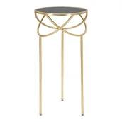 Ławy i stoliki kawowe - Okrągły stolik ze szklanym blatem ø 40 cm Ring – Mauro Ferretti - miniaturka - grafika 1