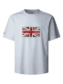 Koszulki męskie - Pepe Jeans Koszulka "Union" w kolorze białym - miniaturka - grafika 1