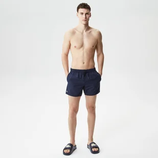 Lacoste męskie szorty kąpielowe z lekkiego materiału z technologią quick dry - Kąpielówki męskie - miniaturka - grafika 1