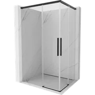 Kabiny prysznicowe - Mexen Rox Duo kabina prysznicowa rozsuwana 110 x 75 cm, transparent, czarna - 8C2D-110-075-70-00 - miniaturka - grafika 1