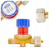 Akcesoria i części AGD - REDUKTOR GAZU GAZOWY REGULOWANY Z ZAWOREM DO KUCHENEK TURYSTYCZNYCH GAZ - miniaturka - grafika 1