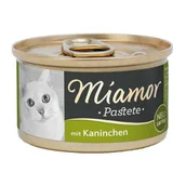 Mokra karma dla kotów - Miamor Pasztet Królik 12x85 g - miniaturka - grafika 1