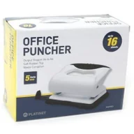 Dziurkacze - Dziurkacz Platinet Dziurkacz 16 Arkuszy Czarno-biały 43037 - miniaturka - grafika 1