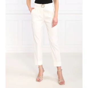 Pinko Lniane spodnie | Regular Fit - Spodnie damskie - miniaturka - grafika 1