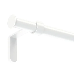 Karnisz pojedynczy Oslo I 200 cm 19 mm biały mat - Karnisze - miniaturka - grafika 1