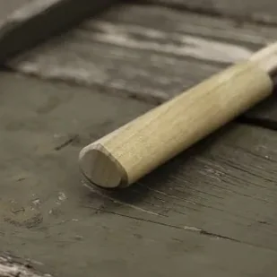 Hideo Kitaoka Aogami#2 Satin Damascus Nóż Yanagiba 24 cm - Noże kuchenne - miniaturka - grafika 9