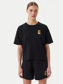 Koszulki i topy damskie - Fila T-Shirt Lisakovsk FAW1044 Czarny Loose Fit - miniaturka - grafika 1