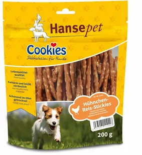 Cookies Delikatess Cookies Pałeczki do żucia z kurczakiem i ryżem - 200g - Przysmaki dla psów - miniaturka - grafika 1
