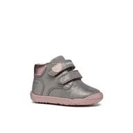 Buty dla dziewczynek - Geox MACCHIA B164PC 07722 półbuty dla dziewczynek, różowy, 23 EU - miniaturka - grafika 1