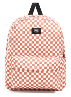 Plecak młodzieżowy Vans Old Skool Check Backpack - carnelian - Plecaki - miniaturka - grafika 1