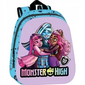 Plecaki szkolne i tornistry - plecak przedszkolny wycieczkowy MONSTER HIGH wypukły 3D - miniaturka - grafika 1