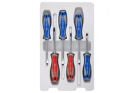 Śrubokręty - ZESTAW WKRĘTAKÓW 6 cz. KRZYŻAK PH No.1 x 80, No.2 x 100, PŁASKIE 5 x 75, 5 x 100, 6,5 x 100, 6,5 x 150 King Tony - miniaturka - grafika 1