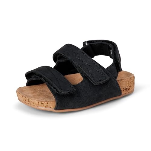 Amazon Essentials Sandały chłopięce Aeby13928Cork, Czarny, 24.5 EU