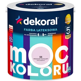 Dekoral Farba Akrylit W Wrzosowy Pastelowy 5 L - Farby olejne i specjalne - miniaturka - grafika 3
