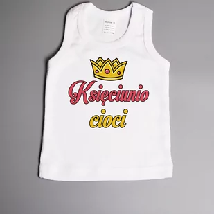 Księciunio cioci (imię) - koszulka na ramiączkach - Body dla niemowląt - miniaturka - grafika 2