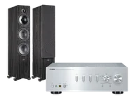 Zestawy stereo - Yamaha A-S701 (srebrny) + Tesi 661 (czarny) - miniaturka - grafika 1