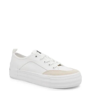 CALVIN KLEIN JEANS Tenisówki VULC FLATFORM BOLD IRREG LINES - Trampki damskie - miniaturka - grafika 1