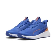 Buty dla dziewczynek - PUMA Trampki dziecięce unisex Flyer Lite 3 Jr, Górski niebieski PUMA biały, 4 UK - miniaturka - grafika 1