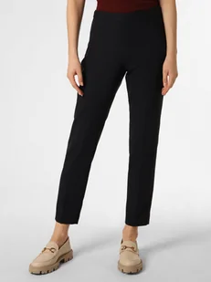 BOSS Spodnie Kobiety Sztuczne włókno niebieski jednolity, 34 - Spodnie damskie - miniaturka - grafika 1