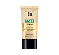 Podkłady do twarzy - Oceanic AA Make Up Matt Podkład matująco-wygładzający 103 Light Beige 30ml - miniaturka - grafika 1