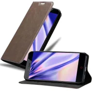 Etui i futerały do telefonów - Cadorabo Etui do ZTE Nubia Z11 MINI S w kolorze COFFEE BROWN Etui na telefon komórkowy z magnetycznym zamknięciem, funkcją podstawki i miejscem na kartę Etui Etui ochronne Etui z klapką w stylu książki - miniaturka - grafika 1