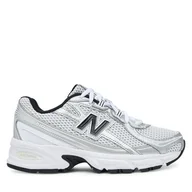 Buty dla chłopców - Sneakersy New Balance GR740NW Szary - miniaturka - grafika 1