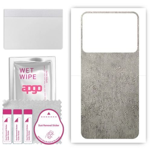 folia naklejka skórka strukturalna na TYŁ do ZTE Blade A34 - Beton - apgo SKINS