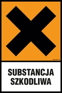 LB002 SUBSTANCJA SZKODLIWA, PN - PŁYTA PCV 1MM; (150X225MM) - Systemy ekspozycyjne i znaki informacyjne - miniaturka - grafika 1